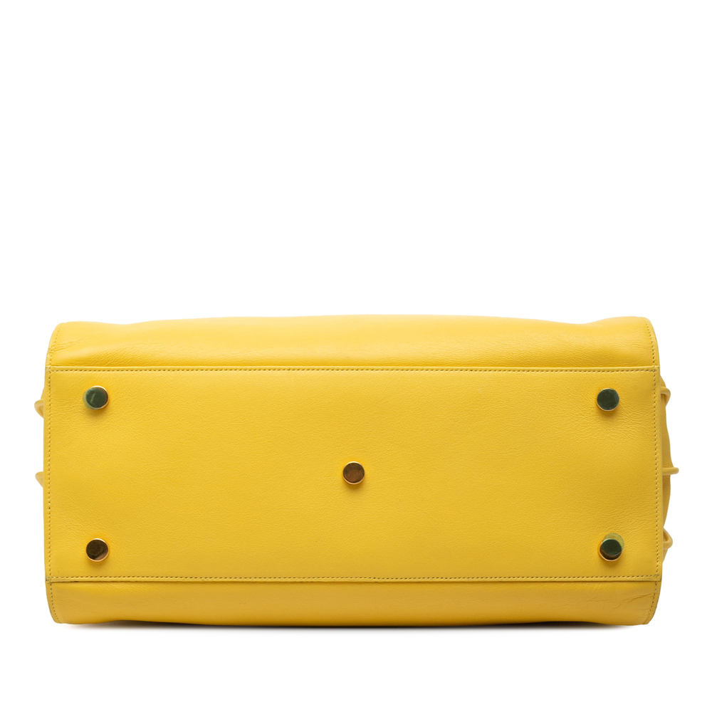 Pre-Loved Saint Laurent Small Leather Sac De Jour Satchel - Picture 3 of 7